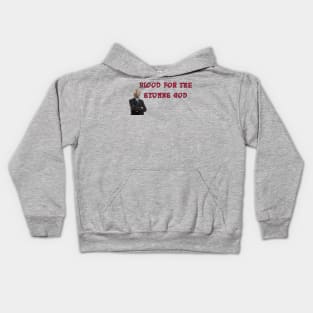 BLOOD FOR THE STONKS GOD Kids Hoodie
